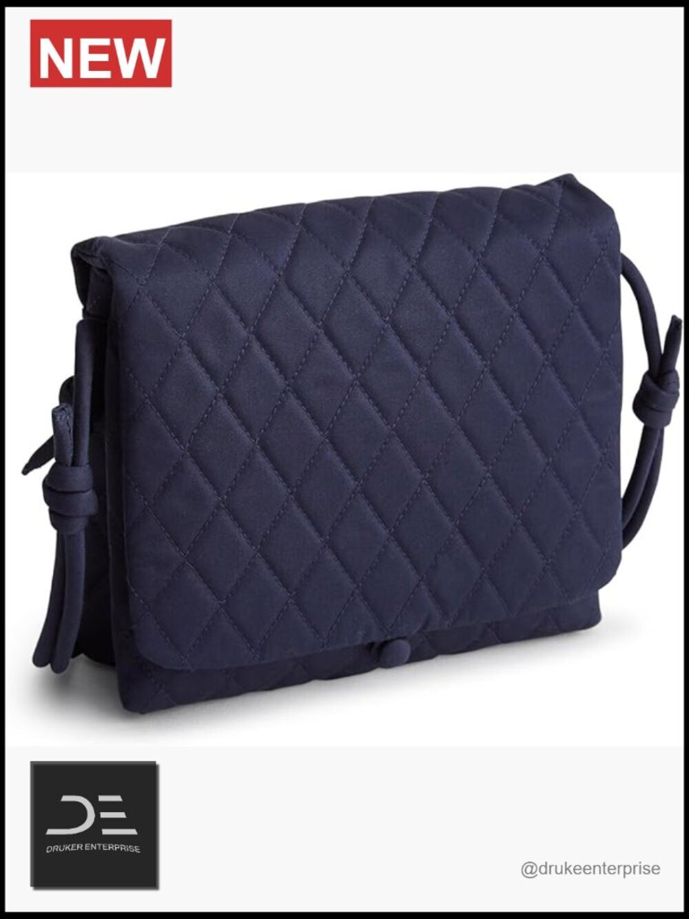 Premium Cotton Crossbody Bag with Adjustable Strap and Multiple Pockets